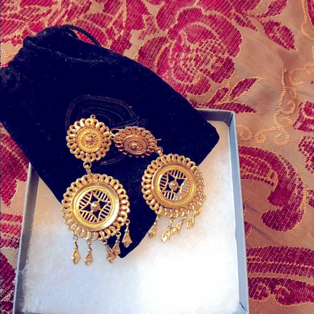 24 karat Gold earrings